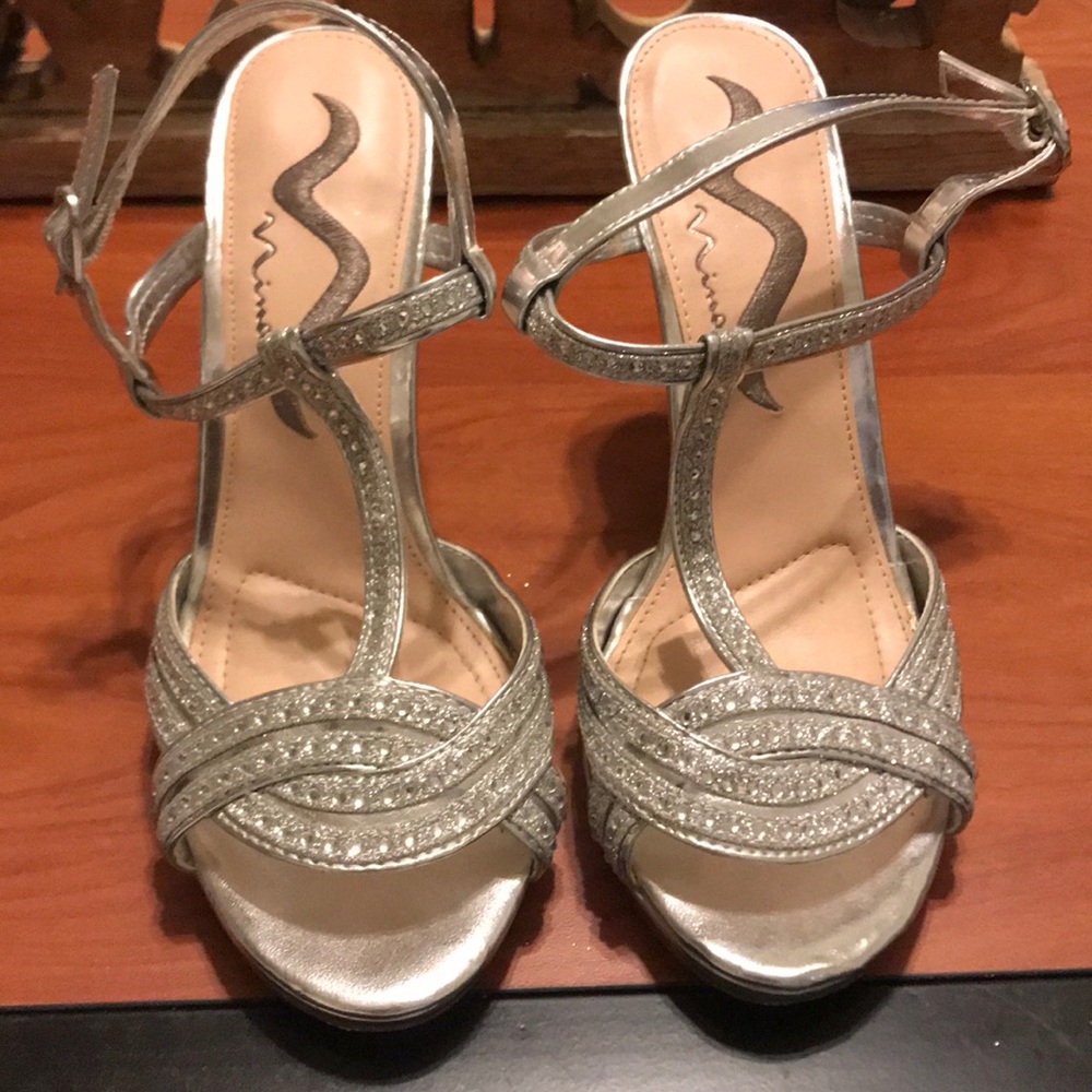 Silver heels